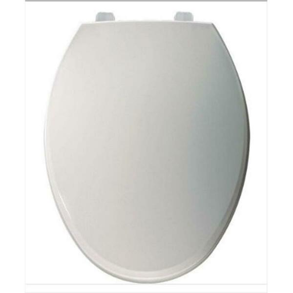 Church Seat Lift Elongated Closed Front Toilet Seat In White 7600T 000
